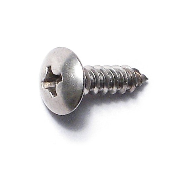 Midwest Fastener Sheet Metal Screw, #6 x 1/2 in, 18-8 Stainless Steel Truss Head Phillips Drive, 100 PK 51748 - main